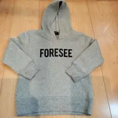 コムサイズム フード付きパーカー グレー