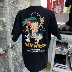 （77）BETTY BOOP 沖縄限定Tシャツ 黒