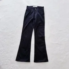 ♡サムシング♡ エドウィン　ジーンズ　ジーパン　フレアパンツ　美シルエット　黒