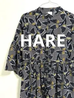 HAREハレきりかえワンピース総柄ロングワンピースボタニカル柄のサムネイル