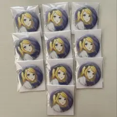 鏡音リン グリッター缶バッジ