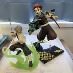 鬼滅の刃 竈門炭治郎 & 不死川実弥フィギュア