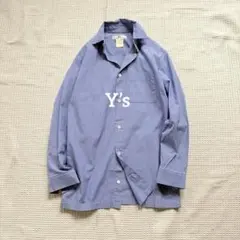 Y’s ワイズ ストライプシャツ ブルー 長袖 Yohji Yamamotoのサムネイル
