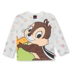 ☆新品・未使用☆ベビードール チップ&デール ロンT デール 総柄 綿100%