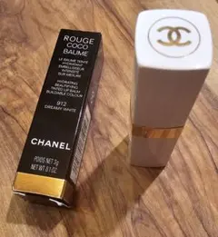 未使用　シャネル　ルージュココボーム　912 ドリーミーホワイト　リップクリーム