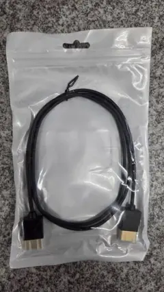 超細型HDMIケーブル 1m 黒