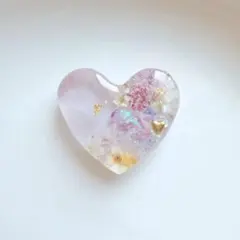 no.1848 レジン ヘアゴム ブローチ ポニーフック - メルカリ