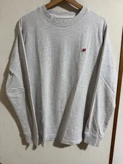 USA製 XL相当 ニューバランス ロンT 長袖Tシャツ グレー MT21542のサムネイル