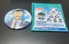 名探偵コナン ハイウェイの堕天使 トレーディング缶ミラー 毛利小五郎