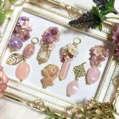オリジナル♡ハンドメイドチャーム7個セット