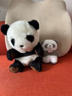 当時物！ムニュムニュ ぬいぐるみマスコット パンダ アヒル - メルカリ