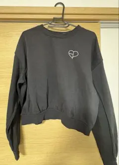 H&M BLACKPINKコラボ　トレーナー　ブラックのサムネイル