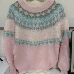 ヴィンテージニット　80s 原宿 peco club風