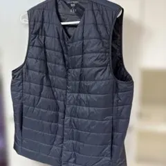 UNIQLO WARM PADDED ダウンベスト XL ネイビー