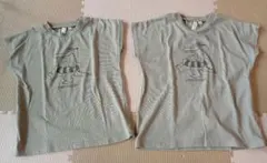 サマンサモスモス Tシャツ 2枚セット 110 120 兄弟 お揃い ワニ