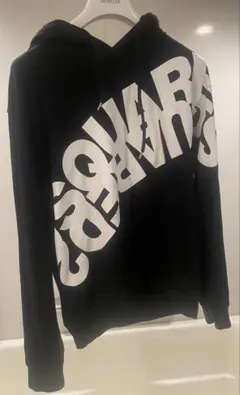 ディースクエアード DSQUARED2 パーカー フーディ ロゴ　ブラック