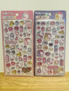 Hello Kitty ぷっくりシール 2点セット　キティ　　②