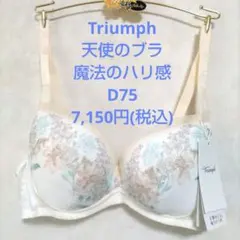 ringochanice様専用D75トリンプ♥天使のブラ　ノンワイヤーブラ