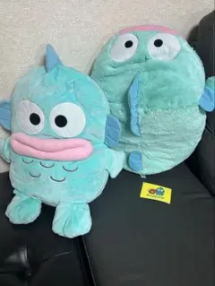 ハンギョドン　サンリオ　アミューズメント　ぬいぐるみ　2点　BIGサイズ