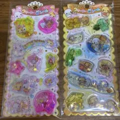 【正規品】キラキラウォーターインシール　なっとうちゃん　フワフワらびちゃん