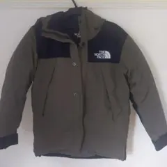 THE NORTH FACE ダウンジャケット カーキ×ブラック XS