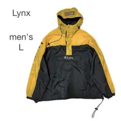 Lynx ナイロンジャンパー マウンテンパーカー 黄色 L 登山 アウトドア