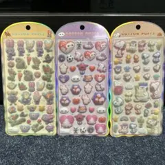 【正規品】超人気の3枚セット　コットンパフィー　新作