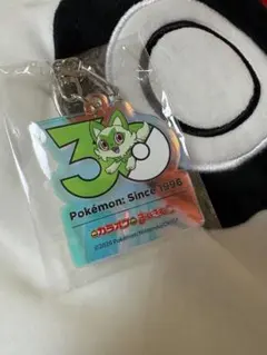 まねきねこ　ポケモン　オーロラアクリルストローチャーム　ニャオハ