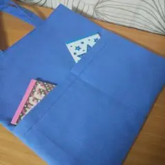 ハンドメイド帆布ペタンコトートバッグ