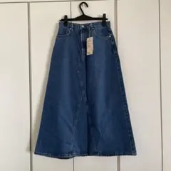 未使用無印良品　デニムAラインスカート