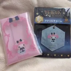 サンリオHappyくじ　マイメロディ アクリルチャーム＆マルチケース