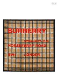 BURBERRY チェック柄　大判スカーフ