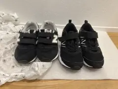 ニューバランスYU650BK1 18.5cm(オマケPO313 18cm)