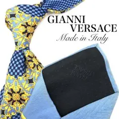 美品✨GIANNI VERSACE ネクタイ メデューサ ジャガード パープル