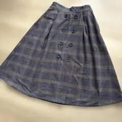Lindsay チェック柄スカート LLサイズ　美品