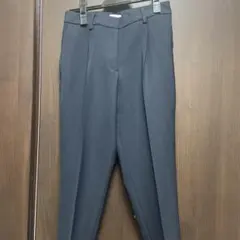 PLST ネイビー 2wayライトストレッチテーパードパンツ S