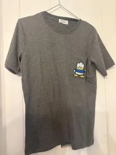 あひるのペックル Tシャツ サンリオ 刺繍　半袖 グレー S ペックルのサムネイル