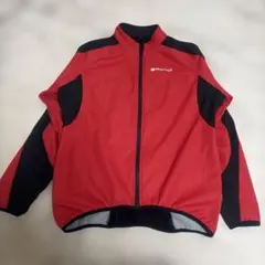 NUCKILY サイクルジャージ　ジャンパー　赤のサムネイル