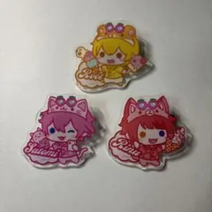 すとぷり さとみくん るぅとくん 莉犬くん アクリルバッジ