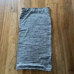 グレー系 タイトスカート 膝丈