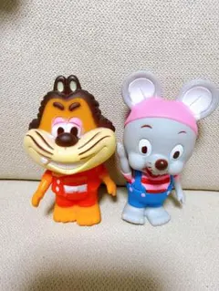 昭和レトロ NHKにこにこぷん じゃじゃまる ぽろり ソフビ フィギュア 2