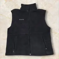 た*か様 00s Columbia 刺繍ロゴ フリースベスト USメンズ 肉厚ブ