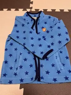 ホットビスケッツ 星柄フリースジャケット　サイズ100