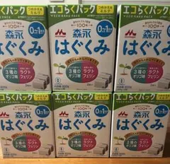 森永 はぐくみ エコらくパック 800g 6箱セット
