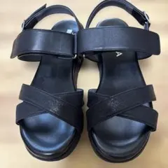 ダイアナ　クロスムース/ＢＫクラッシュハクジンコウシルキー22.5cm