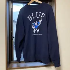 BLUFCAMP スウェット　ネイビー Lサイズ