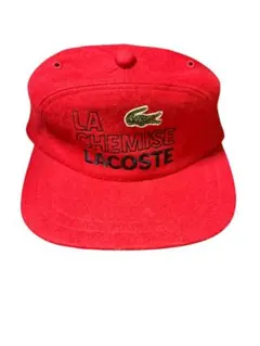 80s LACOSTE ラコステ ウール　キャップ ヴィンテージ