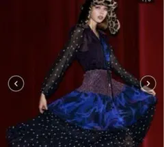 ☆美品☆DIESEL ディーゼル　ロングワンピース　変形　デザイナーズ　総柄 die-l-t-e8-322_1.jpg