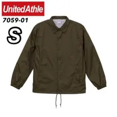 ユナイテッドアスレ 新品未使用 ナイロンコーチジャケット 裏地付 ブラウン S