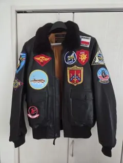 Houston G-1 ブラック フライトジャケット TOPGUN トップガン